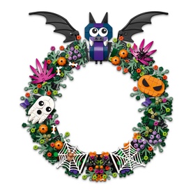 Halloween Wreath Decoration Building Set