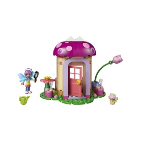 Lego Gabby's Dollhouse Kitty Fairy's Garden House, multicoloured mushroom-shaped building set with fairy figure, 103 pieces