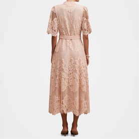 Liberty Floral Lace Shirt Dress