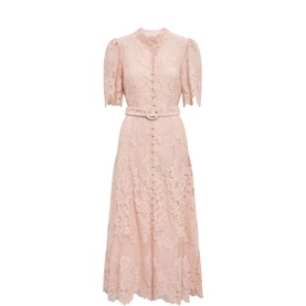 Liberty Floral Lace Shirt Dress