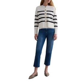Megan Striped Cardigan