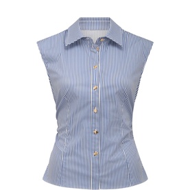 Nova Ruched Striped Shirt