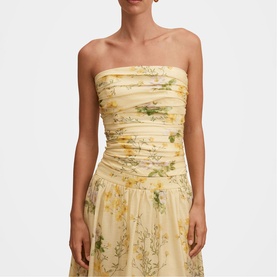 Palmer Gathered Floral Top