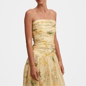 Palmer Gathered Floral Top