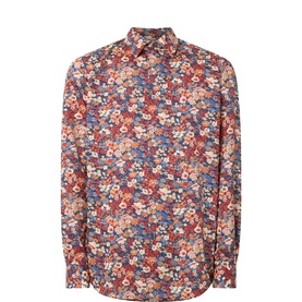 Floral Print Single-Cuff Shirt