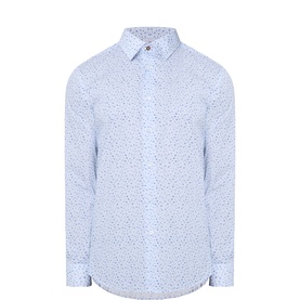 Ditsy Floral Single-Cuff Shirt