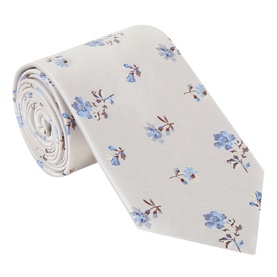 Floral Silk Tie