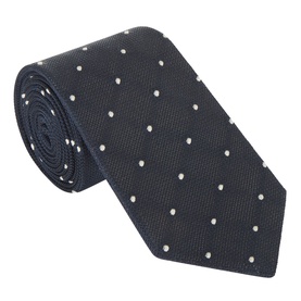 Dotted Silk Tie