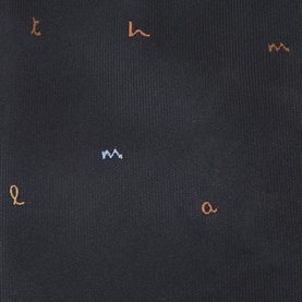 Letters Silk Tie