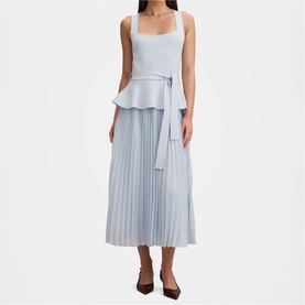 Peony Pleated Dress