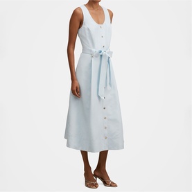 Priscilla Petite Belted Dress