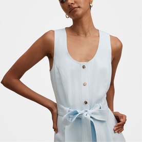 Priscilla Petite Belted Dress