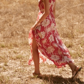 Floral Flared Dress