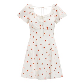 Riley Petite Heart Ruffle Mini Dress