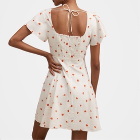 Riley Petite Heart Ruffle Mini Dress