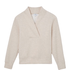 Annabel Interlock Shawl Sweatshirt