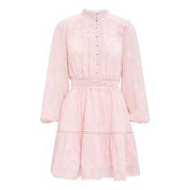 Thalia Embroidered Mini Dress