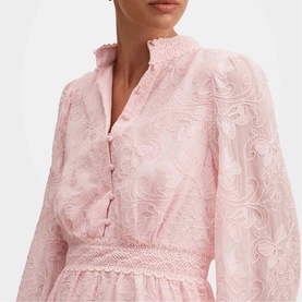 Thalia Embroidered Mini Dress