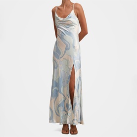 Tyler Satin Cowl Slip Dress