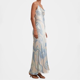Tyler Satin Cowl Slip Dress