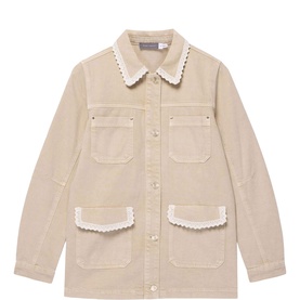 Lace Trim Overshirt