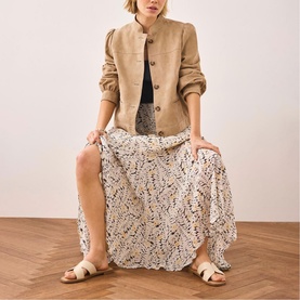 Floral Print Skirt