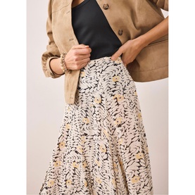 Floral Print Skirt