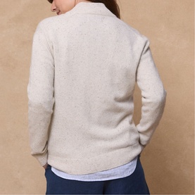 Alice Merino Wool Quarter-Zip Sweater