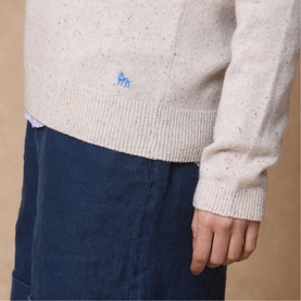 Alice Merino Wool Quarter-Zip Sweater