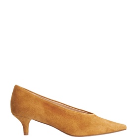 Aris Suede Kitten Heels