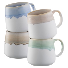 Coastal Mugs Set of 4