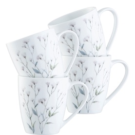 Cotton Blossom Set of 4 Mugs