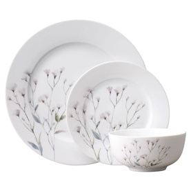 Cotton Blossom 12 Piece Plate Set