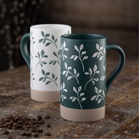 Flora Tall Mugs Set of Two