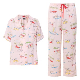 Vacation Print Pyjama Set