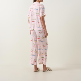 Vacation Print Pyjama Set