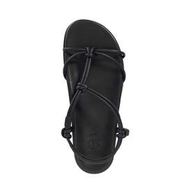 Launa Leather Knotted Flat Sandals