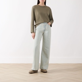 Ribcage Super High-Rise Wide Leg Jeans