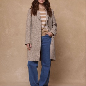Naomi Stripe Merino Knit Sweater