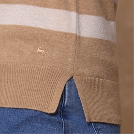Naomi Stripe Merino Knit Sweater
