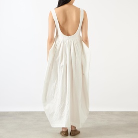 Sculptural Textured Trapezium Dress