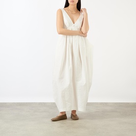 Sculptural Textured Trapezium Dress