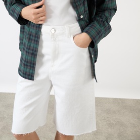 Baggy Fit Denim Shorts