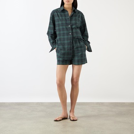 Check Boxer Style Shorts