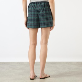 Check Boxer Style Shorts