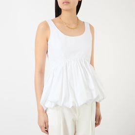 Voluminous Peplum Blouse