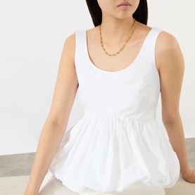 Voluminous Peplum Blouse