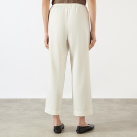 Wide-Leg Cropped Trousers