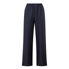 Silk PJ Wide-Leg Trousers