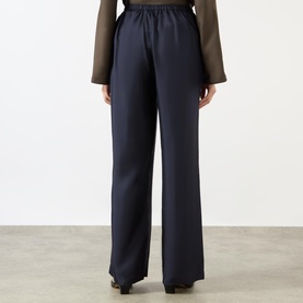 Silk PJ Wide-Leg Trousers